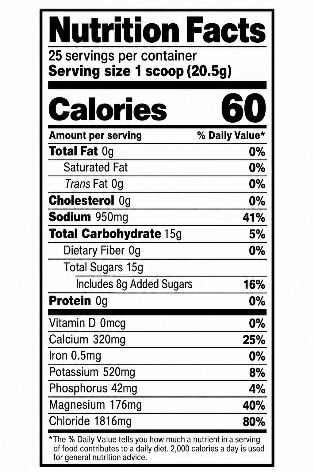 Electrolytes - Coconut Nectar - Jar