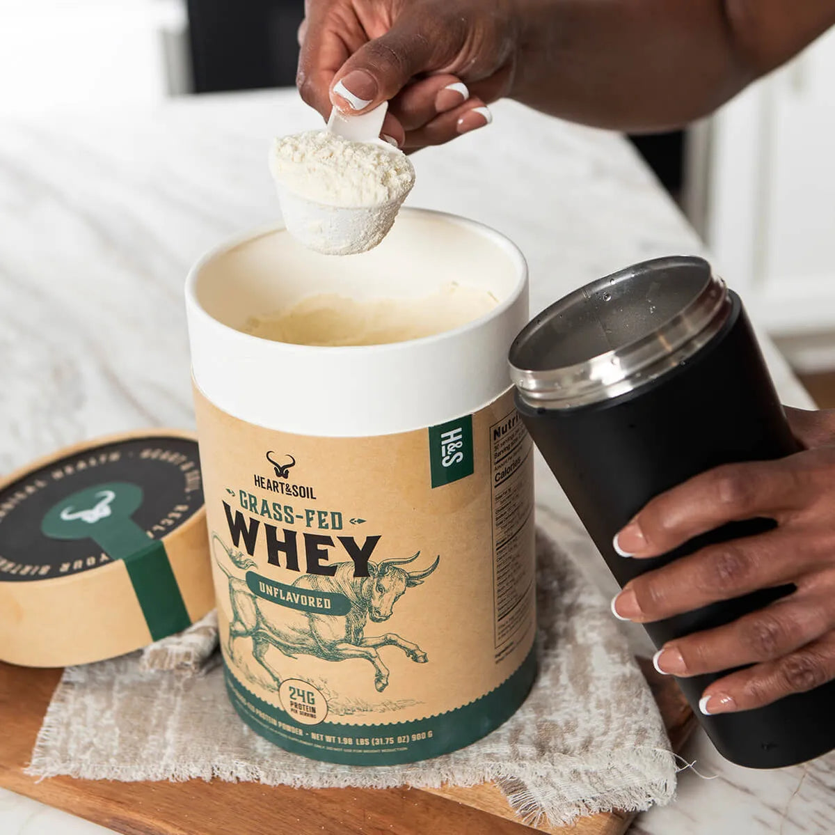 Grass-Fed Whey Protein (Unflavored)